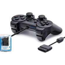 Hadron HD303 Ps2 Uyumlu Kablolu Gamepad Oyun Kolu Siyah