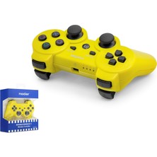 Nodar ND600H Bluetooth Gamepad Oyun Kolu Ps3 Uyumlu Doubleshock Iıı Sarı