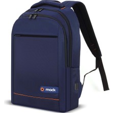 Mack MCC006BL Office 15.6 Inç USB Notebook Sırt Çantası Lacivert