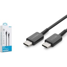 Nodar ND1101 Type-C Şarj ve Data Kablosu 25W 1 M Pvc Siyah