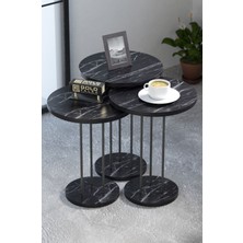 Metal Terra Zigon Bendir Siyah 3 Lü