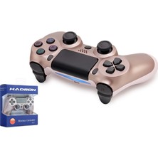 Hadron HD323P Bluetooth Gamepad Oyun Kolu Ps4 Uyumlu Doubleshock 4 Rose Gold