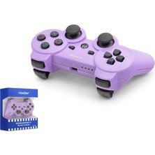 Nodar ND600E Bluetooth Gamepad Oyun Kolu Ps3 Uyumlu Doubleshock Iıı Lila