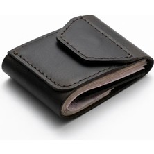 %100 Hakiki Deri Compact Erkek Cüzdan Taba Renk - Viral Tasarım 7X10 cm Mini Minimalist Dikey Cüzdan