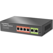 Hadron HDX1440 Aı Poe Switch 4 Port 2 Uplink 45W Siyah