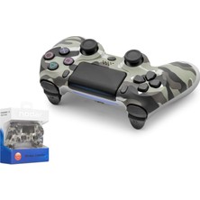 Nodar ND400N Bluetooth Gamepad Oyun Kolu Ps4 Uyumlu Doubleshock 4 Gri Kamuflaj