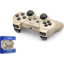 Nodar ND600J Bluetooth Gamepad Oyun Kolu Ps3 Uyumlu Doubleshock Iıı Gold