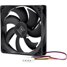 Hadron HDX1510 Kasa Fanı 4pin 8cm Siyah