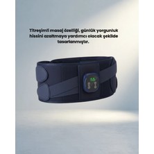 TKÇ Ergonomik Titreşimli Masajlı Bel Kemeri 100 cm Uyumlu