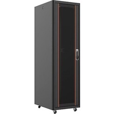 Ager 42U 600X600 Montajlı Vega Serısı Dıkılı Tıp Kabınet (On Tek Acılım Cıtalı Cam/b - S1 Siyah)