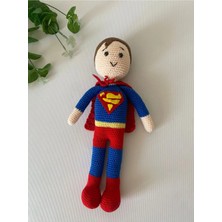 Adenya El Örgüsü Superman Figürlü Amigurumi Bebek – Sepeti
