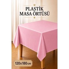 Pembe Plastik Masa Örtüsü
