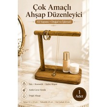 Myend Takı Standı Ahşap Makyaj Organizeri, Küpelik, Takılık, Kolye Askısı Özel Üretim