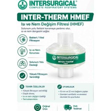 Intersurgical Clear-Therm 3 Hmef Luer Portlu Isı Nem Değişim Filtresi Ref 1541000