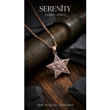 Serenity Yıldız Figür Çelik Kolye 01
