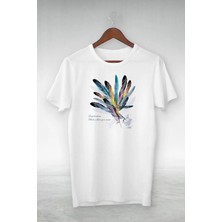 Vip Tasarım T-Shirt Viptasarımtshirt Zokawear Unisex Oversize Beyaz T-Shirt