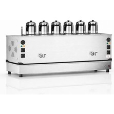Anka Tüplü Inox Pro Compact Hibrit Smart 6 Demlikli 60 Litre Çay Makinesi