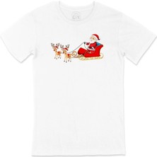 Cix Noel Baba ve Geyikli Yılbaşı Tişört