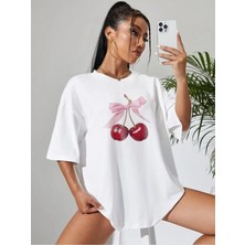 Tek Tarz Tektarzz Unisex Kurdele Baskılı Tasarım Tshirt
