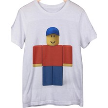 Butik Fake Man Tişört Beyaz Unisex Tshirt