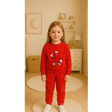 Playwear Çocuktakım Sweatshirt 1 Karakter Baskılı Kız Erkek Çocuk Bisiklet Yaka3 4-5-6-7-8-9-10-11-12YAŞ