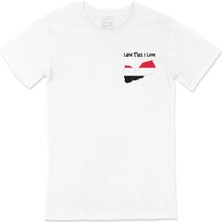Cix Land That I Love Yemen Cep Tasarım Baskılı Beyaz Tişört