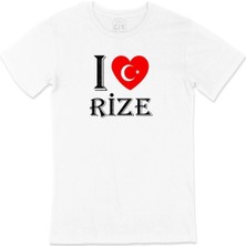 Cix Unisex I Love Rize Tişört