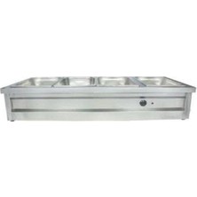 Csa Inox Csa Karacasan Tip Elektrikli Set Üstü 4 Gözlü Sos Benmari
