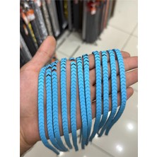 Uçar Doğal Taş Hematit Taşı Çavuş Kesim Mat Mavi 6x3mm Doğal Taş Dizi