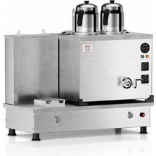 Anka Doğalgazlı Inox Turbo Hibrit 2 Demlikli 20 Litre Çay Makinesi