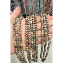Uçar Doğal Taş Jasper Taşı Küre Kesim Parlak 6mm Doğal Taş Dizi [AA]