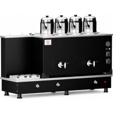 Anka Tüplü Statik Turbo Hibrit 4 Demlik 40 Litre Çay Makinesi