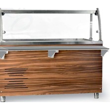 Pimak Soğutmalı Teşhir Ünitesi 120 x 70 x 85 / 135 (Cm) Elektrikli