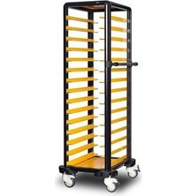Gastrolley 150 Tekli Servis Tepsi Arabası, Etrafı Açık, 57X71X174 cm