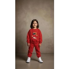 Playwear Takım Sweatshirt 11 Forma Baskılı Kız Erkek Çocuk Bisiklet Yaka3 4-5-6-7-8-9-10-11-12YAŞ