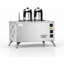 Anka Elektrikli Inox Pro Compact Smart 2 Demlik 20 Litre Çay Makinesi 220V