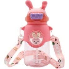 Meysa Home Tavşan Robot Matara Pembe