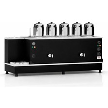 Anka Doğalgazlı Statik Turbo Hibrit Smart 5 Demlik 50 Litre Çay Makinesi