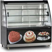 Dampak 160CM Soğuk Pasta Teşhir Dolabı 160 x 70 x 130 (Cm)