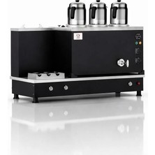Anka Tüplü Statik Turbo Hibrit Smart 3 Demlik 30 Litre Çay Makinesi