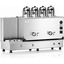 Anka Tüplü Inox Turbo Smart Hibrit 4 Demlikli 40 Litre Çay Makinesi