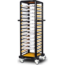 Gastrolley Tekli Self Servis Arabası 150 (Etrafı Açık) 59 x 71 x 174 (Cm)