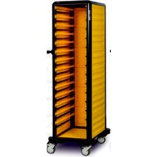 Gastrolley Tekli Gn Küvet Taşıma Arabası 150 (2 Yanı+ Arka Kapalı)
