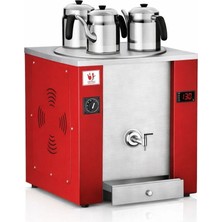 Anka Elektrikli Pro Exper Dijital 25 Litre Çay Makinesi Kırmızı