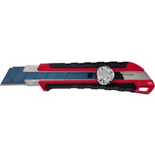 Milwaukee Ayarlı Maket Bıçağı 25 Mm Metal Kilit ve Kauçuk Kaplama ile Dayanıklı Tasarım