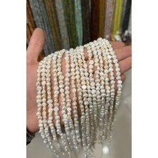 Uçar Doğal Taş İnci 5x4mm Doğal Taş Dizi
