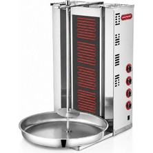 Silverinox Elektrikli 4 Radyan Motorsuz Döner Makinesi 380V