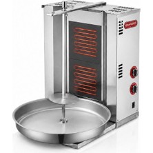 Silverinox Elektrikli 2 Radyan Motorsuz Döner Makinesi 380V