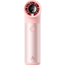 Aecooly PH01 Aero Pro Serisi Dijital LED Göstergeli Portatif Soğutucu El Fanı Pembe