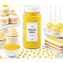 Dr. Gusto 4 mm Sarı Boncuk Şeker 250 gr